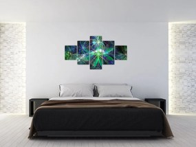 Obraz - Abstrakcyjne kształty geometryczne (125x70 cm)