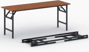 Stół konferencyjny FAST READY, 170x50 cm, czarna podstawa, czereśnia