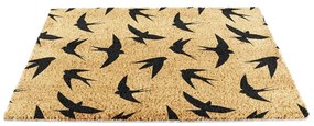 Wycieraczka z włókna kokosowego 60x90 cm Swallows – Artsy Doormats