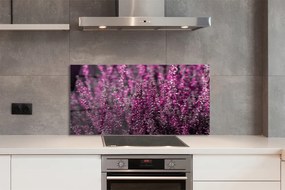 Szkło do Kuchni na Ścianę Jesienne Pole Wrzosów