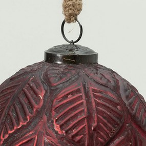 Bombka szklana Rustic Leaf II 12 cm