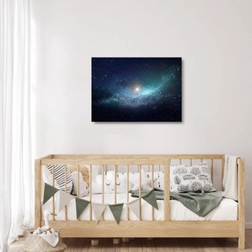 Obraz na szkle - Gwiazdy i mgławice (70x50 cm)