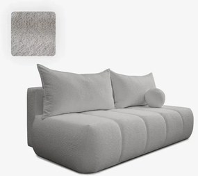 Sofa z Funkcją Spania SARIA Szara Boucle Nowoczesna