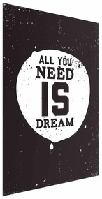 Plakat All you need 29,7 x 42 cm bez ramy bez marginesu ARTGEIST B
