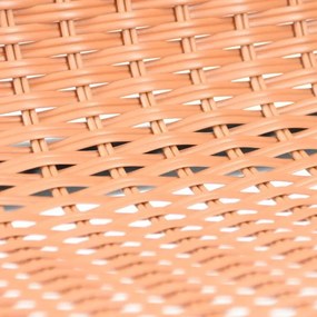 Zestaw krzeseł ogrodowych, szary/naturalny, 4 szt