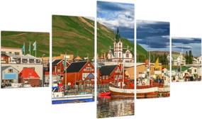 Obraz - Húsavík (125x70 cm)