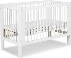 Łóżeczko dziecięce Olivia 120x60 z funkcją sofki, kolor biały
