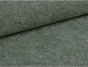 Miętowe tapicerowane łóżko dwuosobowe ze schowkiem ze stelażem 200x200 cm Eric – Micadoni