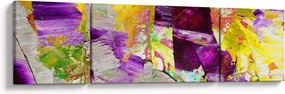 Obraz abstrakcji - malarstwo (170x50 cm)