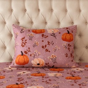 Poszewka na poduszkę z mikrofibry PUMPKINS ROSAVIE 50x70 cm, staroróżowy