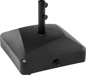 Outsunny Podstawa na parasol, Stojak na parasol, Uchwyt na parasol, 54,5 x 54,5 x 48 cm, Czarny