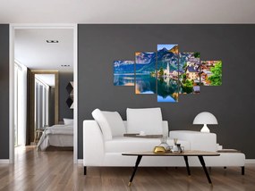 Obraz - Wieś alpejska (125x70 cm)