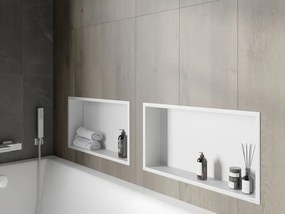 Mexen X-Wall-R półka wnękowa z kołnierzem 60 x 30 cm, biała - 1920603010