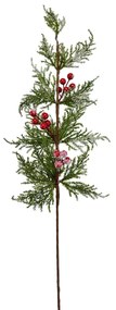 Zimowa gałązka z kulkami, 75 cm