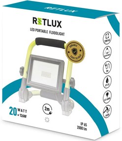 Retlux RPL 202 Reflektor roboczy LED , 20 W, 2000 lm