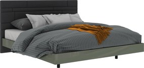 Łóżko sypialniane z tapicerowanym wezgłowiem Rose Hill RH09 180 cm