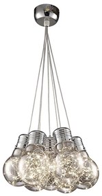 Klausen 142008 - LED Żyrandol na lince BULBS LED/30W/230V chrom błyszczący