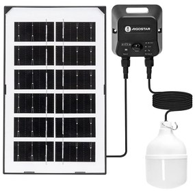 Aigostar - LED Żyrandol solarny z czujnikiem LED/35W/12V 3000 mAh 6500K śr. 10 cm