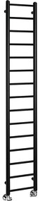 Sapho - Grzejnik łazienkowy DINA 335W 30x174 cm czarny mat