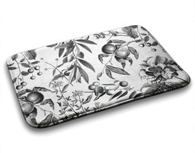 Dywanik antypoślizgowy do łazienki Dywanik antypoślizgowy do łazienki Roślinny wzór