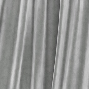 Jasnoszare łóżko kontynentalne ze schowkiem 160x200 cm Ava – Maison de Rêve