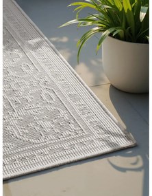 Dywan odpowiedni na zewnątrz w szaro-śmietankowym kolorze 120x170 cm Duet Kona – NORTHRUGS