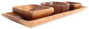 Miski do serwowania z tacą Kora – Premier Housewares