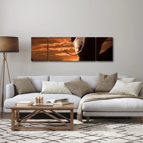 Obraz słonia (170x50 cm)