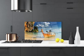 Panel Kuchenny Samotna Łódź Na Falach