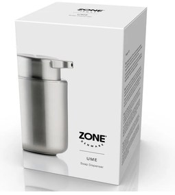 Dozownik do mydła ze stali nierdzewnej w kolorze matowego srebra 300 ml Ume – Zone