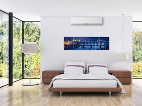Obraz praskich mostów (170x50 cm)