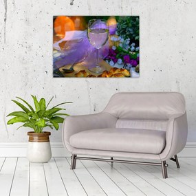Obraz na szkle - piknik (70x50 cm)