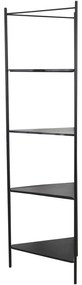 Czarny metalowy regał 58,5x200 cm Display – Light &amp; Living