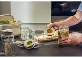 Plastia Zestaw fermentacyjny - kość słoniowa z fusami kawy, brąz