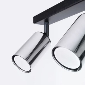 Listwa oświetlająca WINX 2 czarna/chrom SOLLUX  LIGHTING