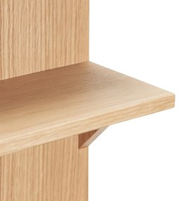 Wielopoziomowa półka w dekorze dębu 40 cm Straight – Hübsch