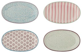 Kamionkowe talerze do serwowania zestaw 4 szt. Patrizia – Bloomingville