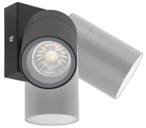 Zewnetrzna Inteligentna lampa ścienna zewnętrzna czarna IP44 w tym wifi GU10 - Solo Nowoczesny Oswietlenie zewnetrzne