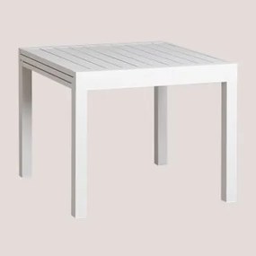 Rozkładany Stół Ogrodowy 90-180x90 Cm Z Aluminium Starmi Terracota - Sklum