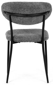 Zestaw krzeseł do jadalni CT-W1021 GREY2, 4 szt.