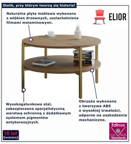 Stolik kawowy do salonu dąb lancelot  B1-L83