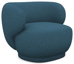 Niebieski fotel Hina – Makamii