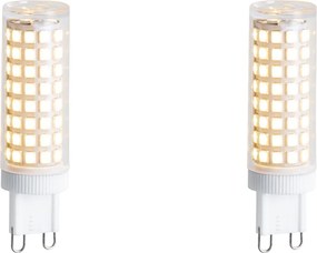 Zestaw 2 ściemnialnych żarówek LED G9 5,5W 500 lm 2700K