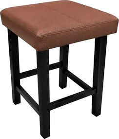 Taboret Klasyk 45cm Stołek Loft Eko-skóra D3