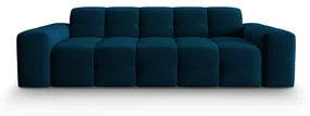 Ciemnoniebieska aksamitna sofa 222 cm Kendal – Micadoni Home