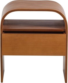 Szafka nocna z półką w naturalnym kolorze Momo – WOOOD