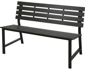 Metalowa ławka ogrodowa Atlanta, 125 x 60 x 81 cm, polywood