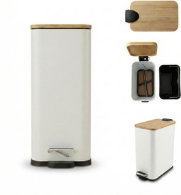 Wąski kosz łazienkowy VEDA, 5 l