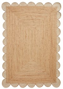 Dywan z juty w naturalnym kolorze 120x170 cm Savannah Jute – Think Rugs