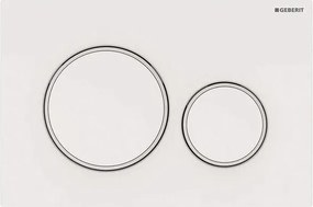 Geberit 115.882.11.1 - Przycisk spłukujący Sigma20 24,6x16,4 cm biały